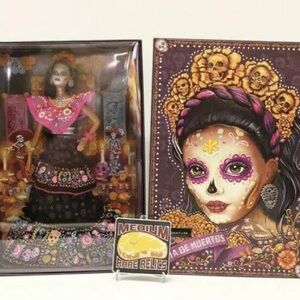 Mattel Dia de Muertos Action Figure - Black, Pink, Gold